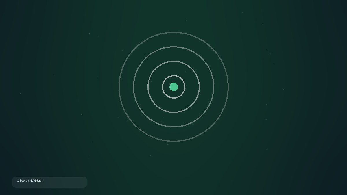 Ondas concéntricas que transmiten calma