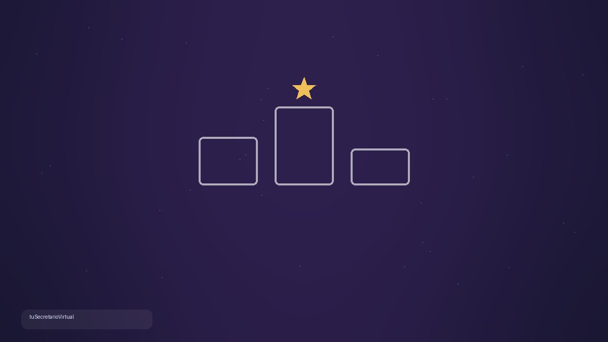 Ilustración de un podio con una estrella, símbolo de un ranking de apps